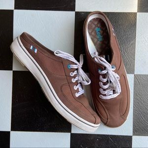 Y2K Keds Brown Neutral Slip On Sneakers